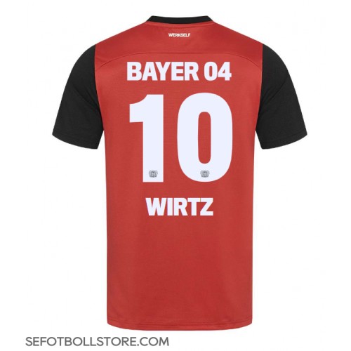 Bayer Leverkusen Florian Wirtz #10 Replika Hemmatröja 2024-25 Kortärmad